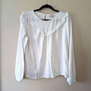 LOFT Ruffled Blouse